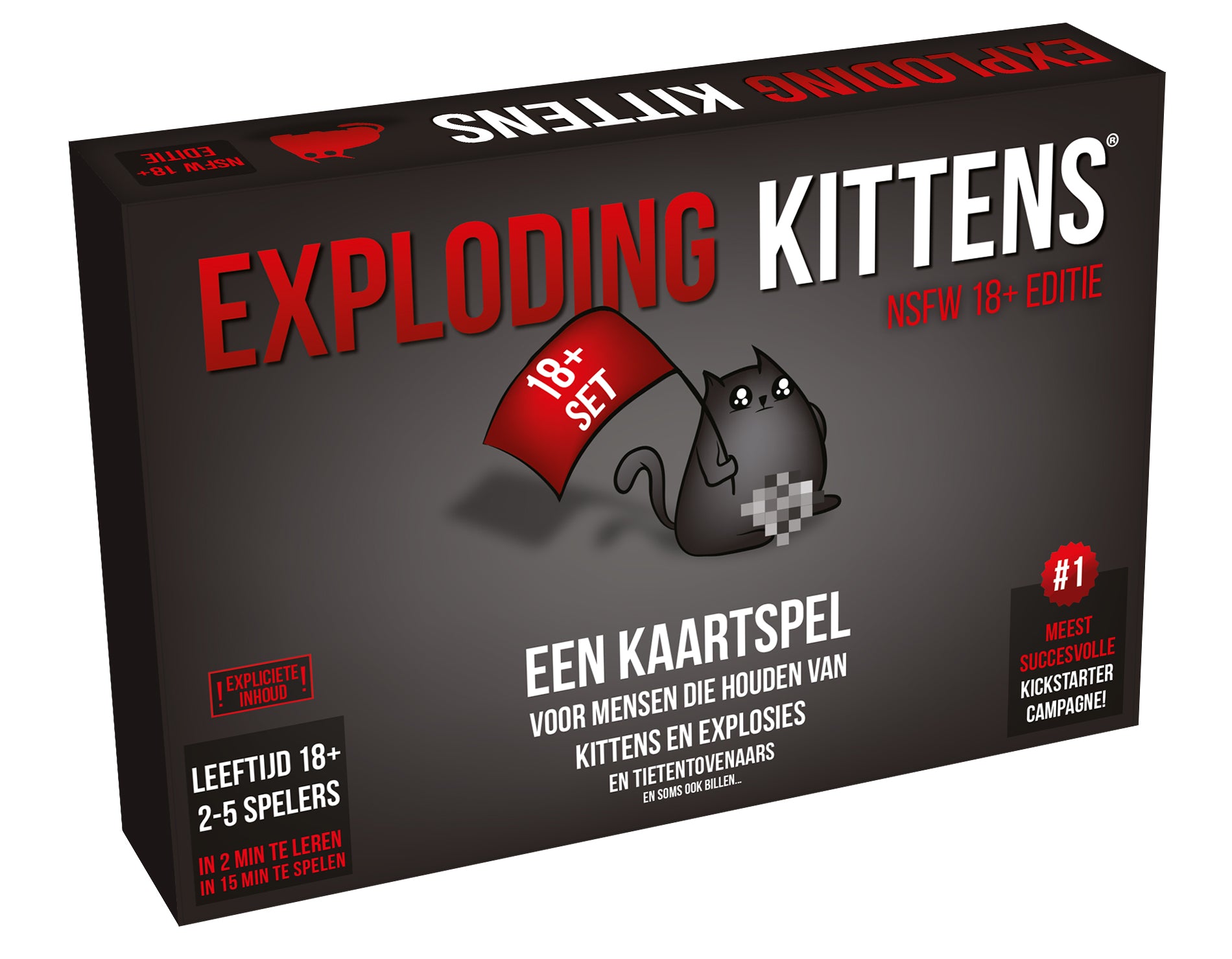 Exploding Kittens NSFW Editie (18+) Nederlandstalig - Kaartspel