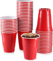 50 Redcups - Rood - Plastic